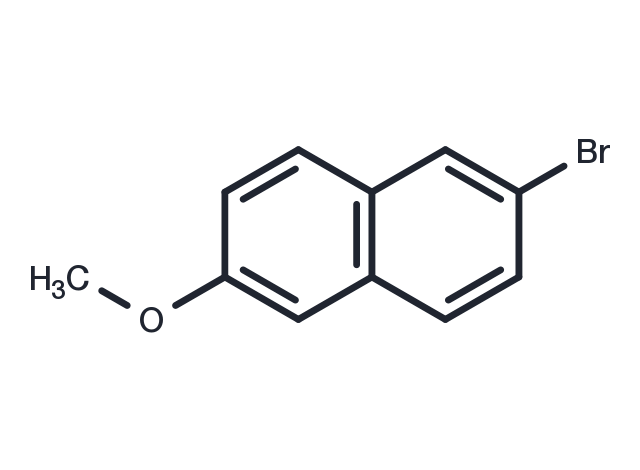 2-Bromo-6-methoxynaphthalene Chemical Structure