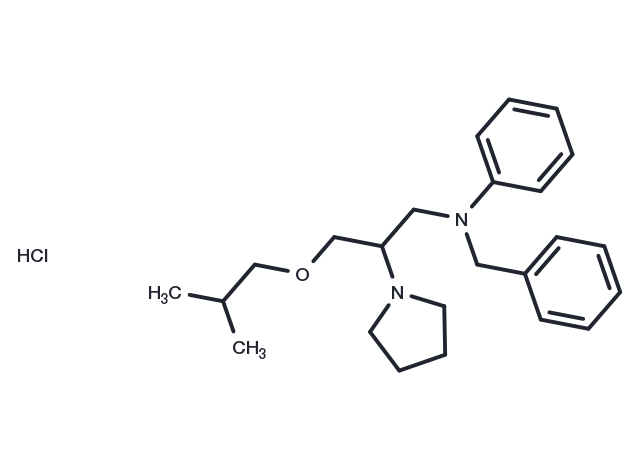 Bepridil hydrochloride Chemical Structure