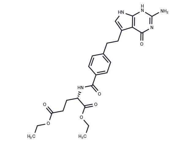 Pemetrexed Diethyl Ester Chemical Structure