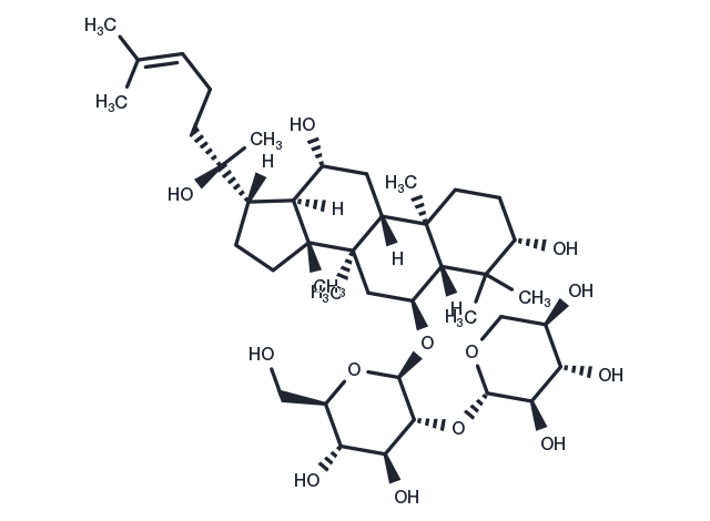 20(R)-Notoginsenoside R2 Chemical Structure