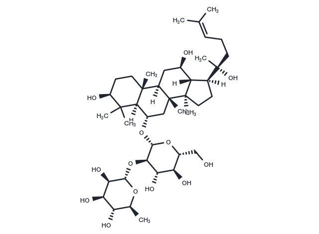 20(R)-Ginsenoside Rg2 Chemical Structure