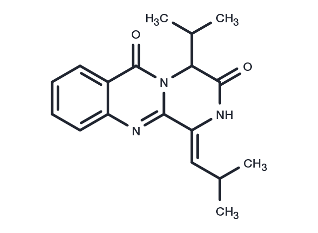Carnequinazoline A Chemical Structure