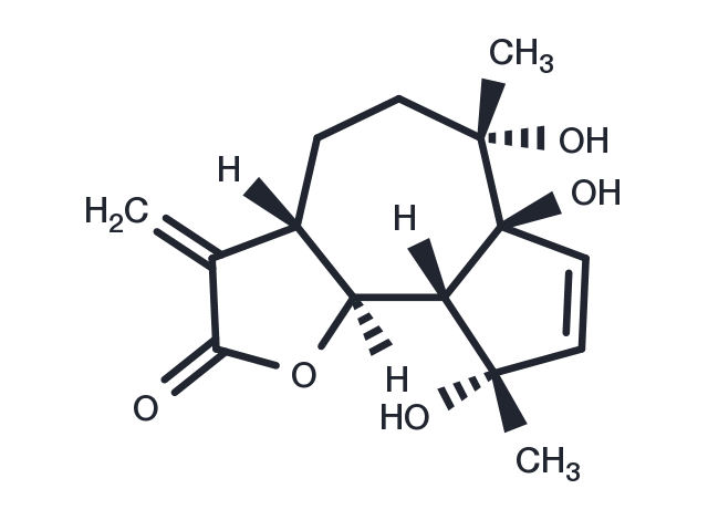 1alpha,4beta,10beta-Trihydroxyguaia-2,11(13)-dien-12,6alpha-olide