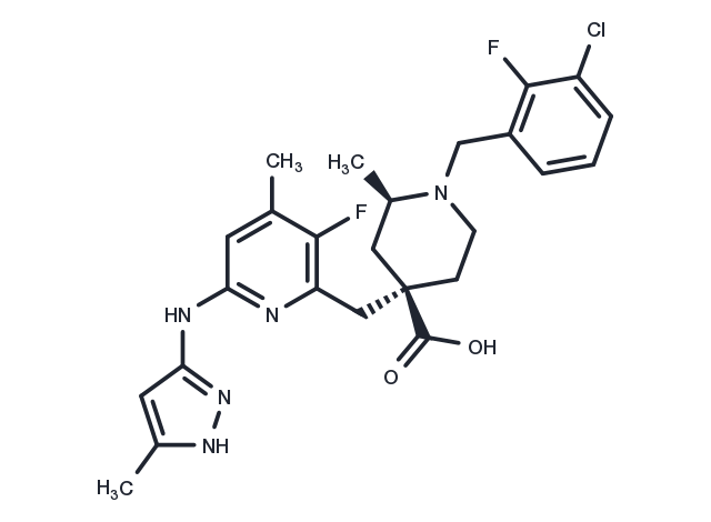 Aurora A inhibitor 1 Chemical Structure