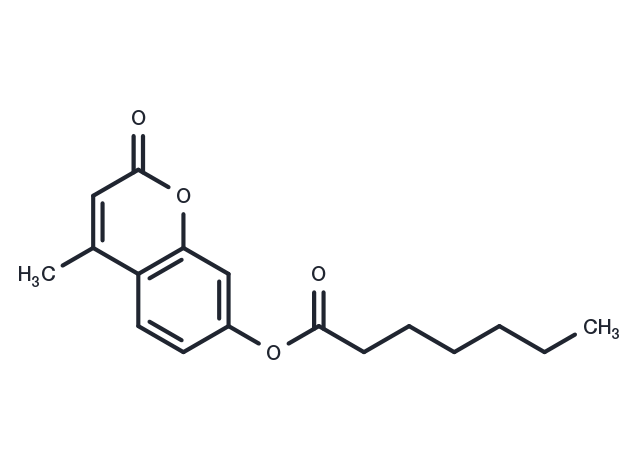 4-Methylumbelliferyl heptanoate Chemical Structure