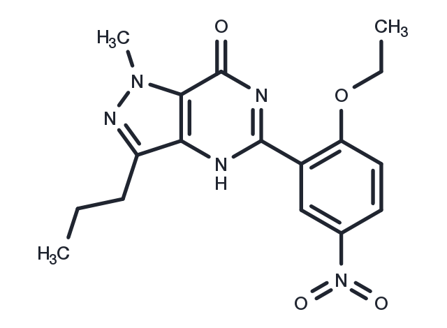 Nitrodenafil Chemical Structure
