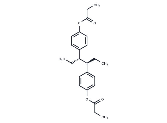 Hexestrol dipropionate Chemical Structure