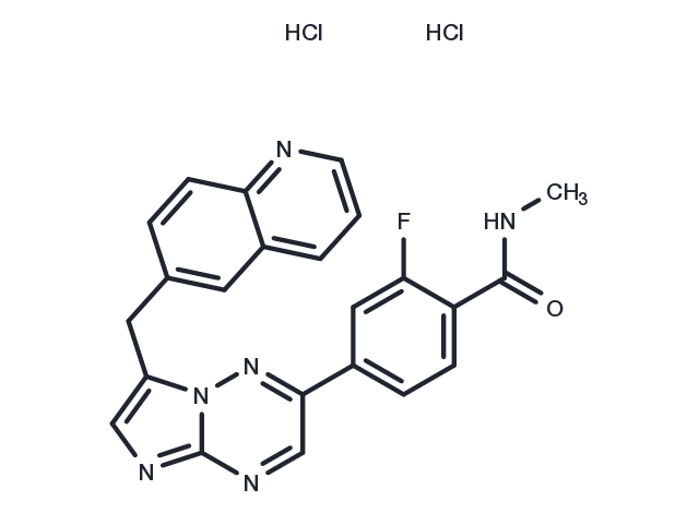 Capmatinib 2HCl Chemical Structure