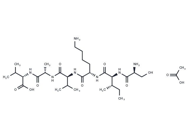 Hexapeptide-10 Acetate Chemical Structure