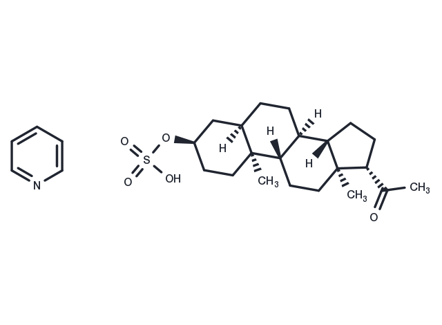 Pregnanolone sulfate (pyridinium)