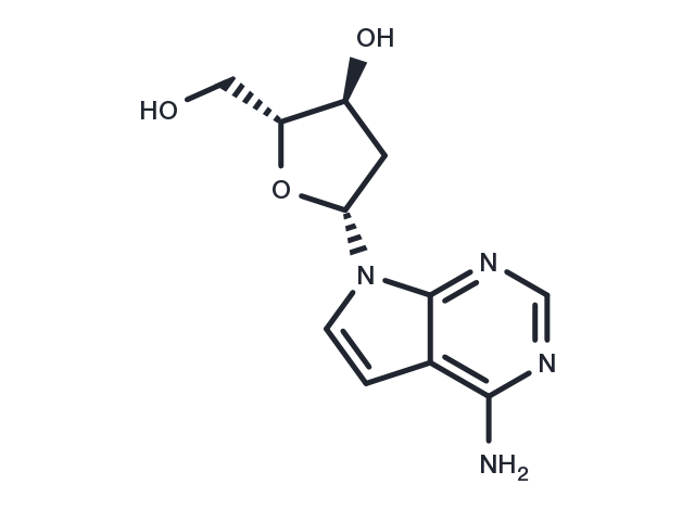 7-Deaza-2’-deoxyadenosine Chemical Structure