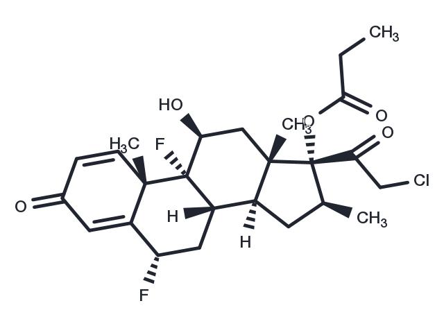 Halobetasol  propionate Chemical Structure