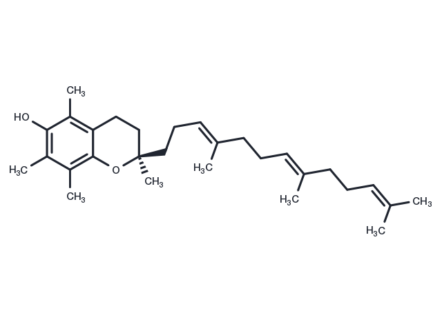 α-Tocotrienol Chemical Structure