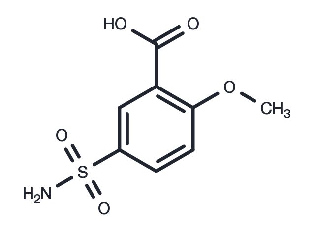 2-Methoxy-5-sulfamoylbenzoic acid Chemical Structure