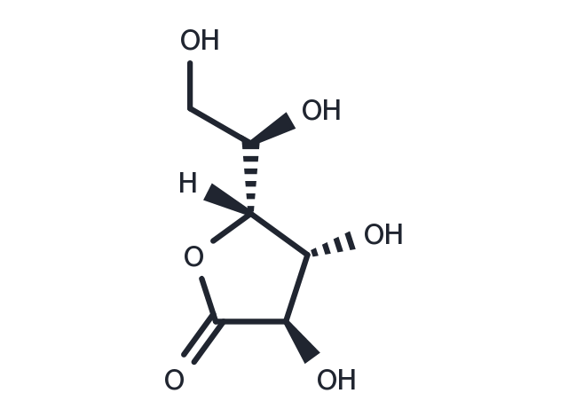 D-Glucono-1,4-Lactone Chemical Structure