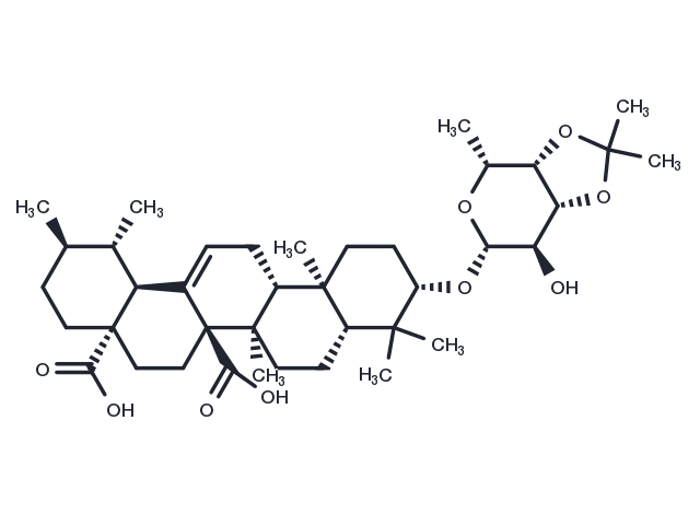 Quinovic acid 3-O-(3',4'-O-isopropylidene)-beta-D-fucopyranoside