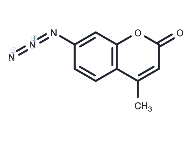 7-Azido-4-methylcoumarin Chemical Structure