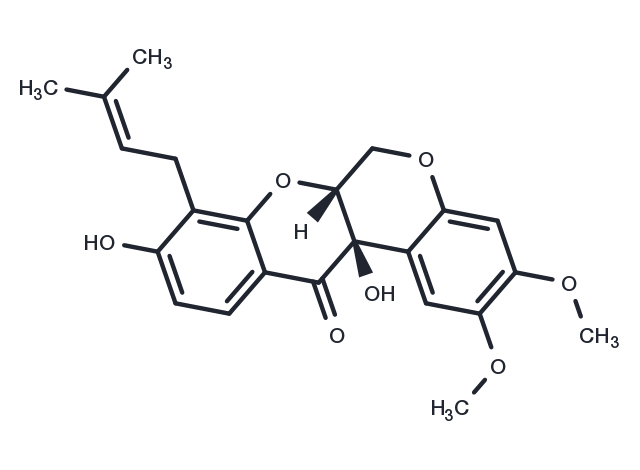 12a-Hydroxyrotenonic acid Chemical Structure