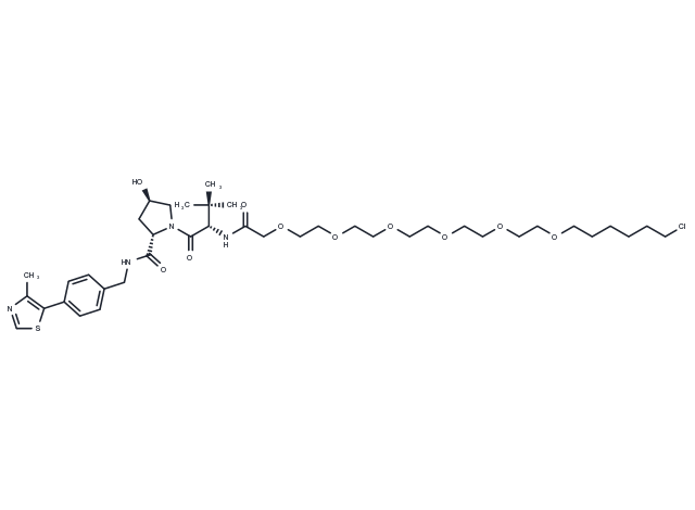 (S,R,S)-AHPC-PEG6-C4-Cl Chemical Structure
