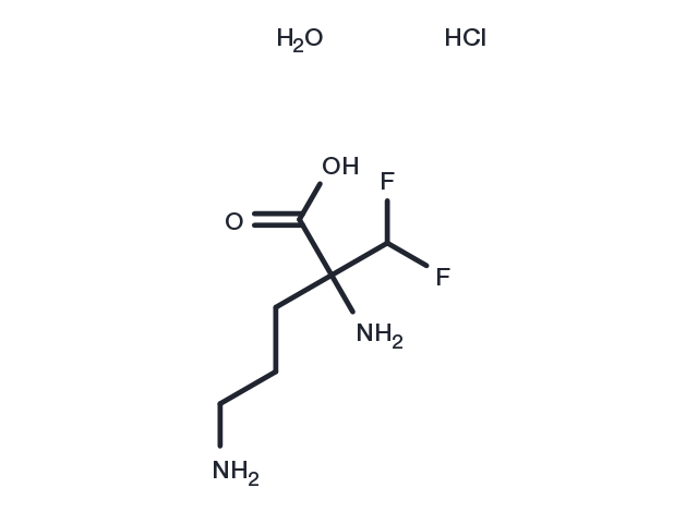 Eflornithine hydrochloride hydrate