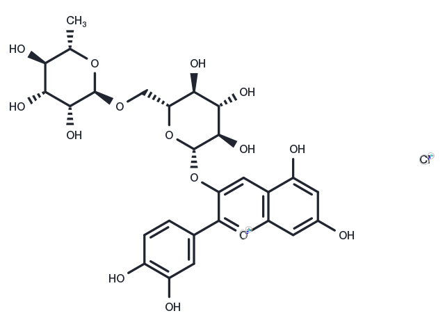 Keracyanin chloride Chemical Structure