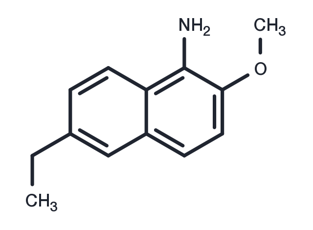 2-Ethyl-6-methoxynaphthalene Chemical Structure