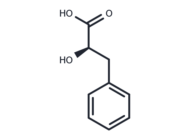 D-​(+)​-​Phenyllactic acid Chemical Structure