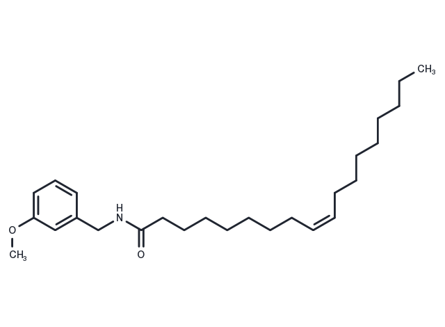 N-(3-Methoxybenzyl)Oleamide Chemical Structure