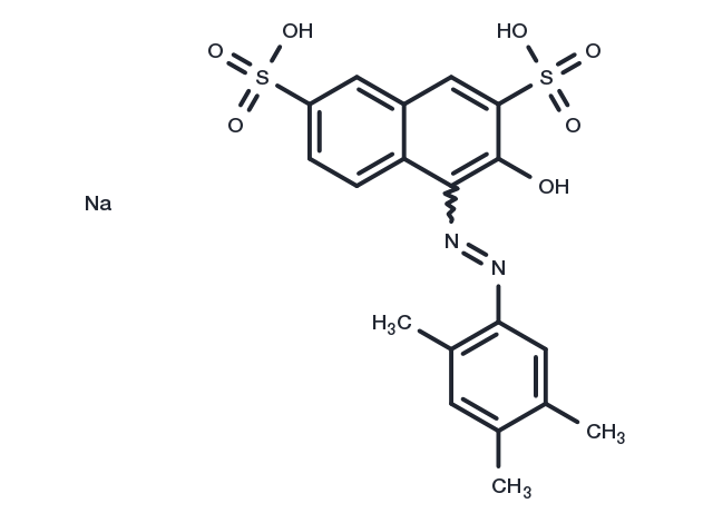 Ponceau 3R Chemical Structure