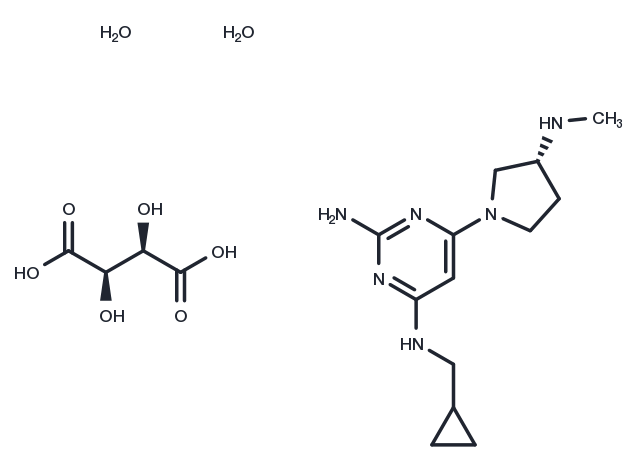 Adriforant tartrate hydrate Chemical Structure
