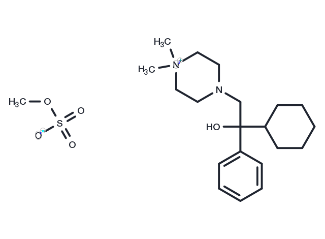 Hexocyclium metilsulfate Chemical Structure