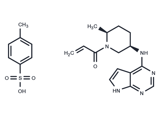 Ritlecitinib tosylate Chemical Structure