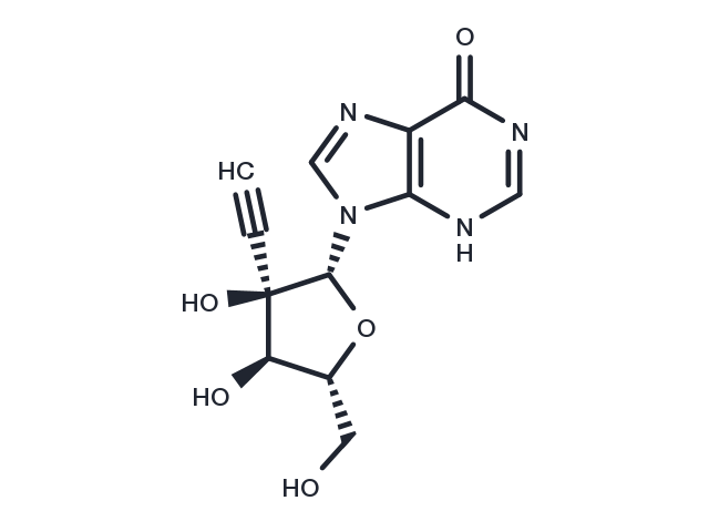 2’-beta-C-Ethynyl   inosine Chemical Structure