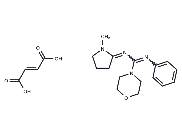 Linogliride fumarate Chemical Structure