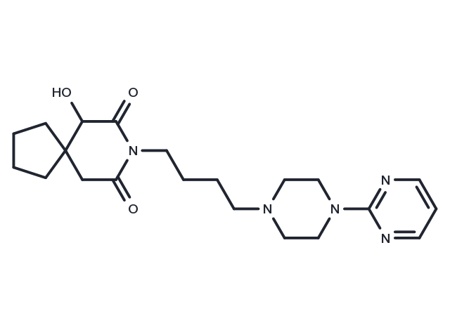 6-hydroxy Buspirone Chemical Structure