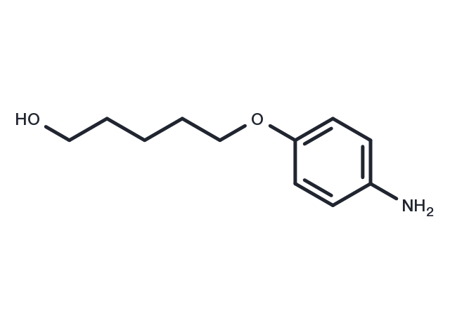 1-Pentanol, 5-(p-aminophenoxy)- Chemical Structure
