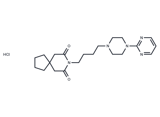 Buspirone hydrochloride Chemical Structure