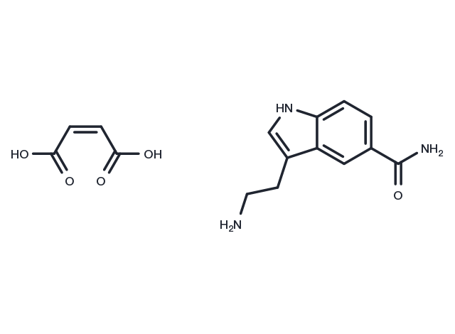 5-Carboxamidotryptamine maleate Chemical Structure