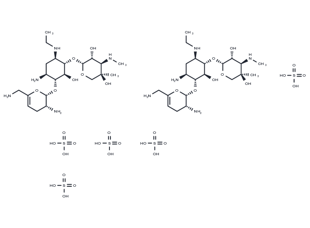 Netilmicin sulfate Chemical Structure