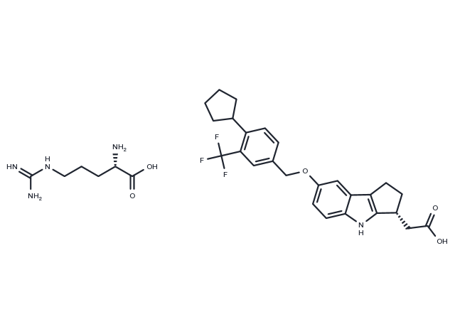 Etrasimod arginine Chemical Structure