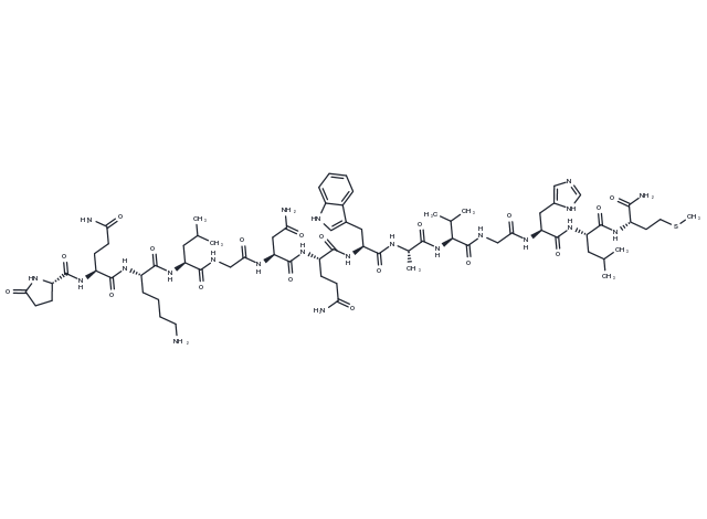 [Lys3]-Bombesin Chemical Structure