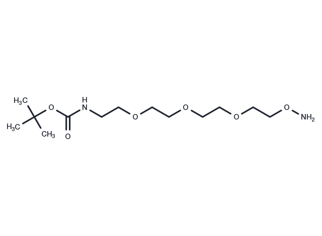 Aminooxy-PEG3-C2-NH-Boc Chemical Structure
