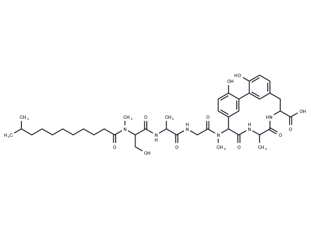 Arylomycin A2 Chemical Structure