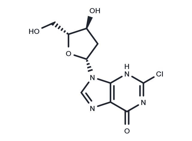 2-Chloro-2’-deoxy   inosine Chemical Structure