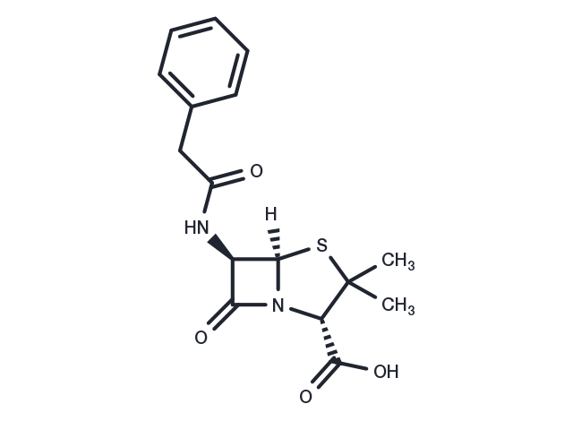 Benzylpenicillin Chemical Structure