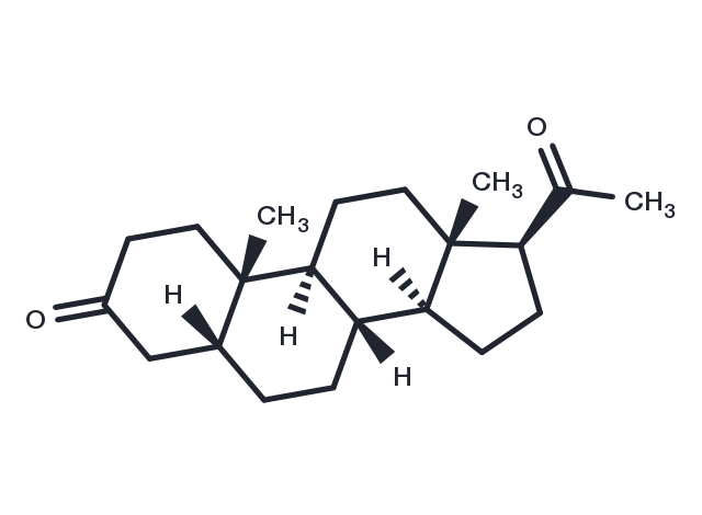 5β-Dihydroprogesterone Chemical Structure