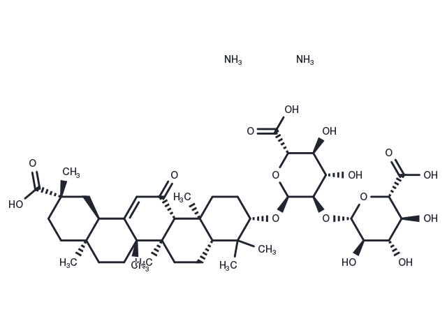 Diammonium Glycyrrhizinate Chemical Structure