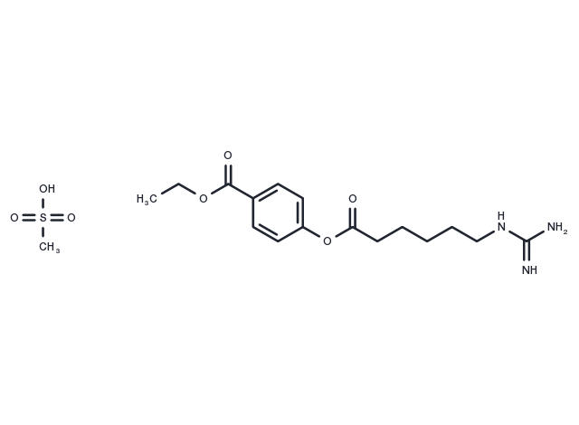 Gabexate mesylate Chemical Structure
