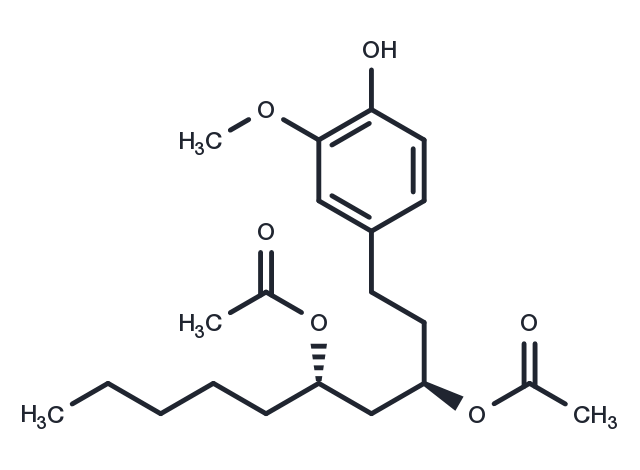 Diacetoxy-6-gingerdiol Chemical Structure