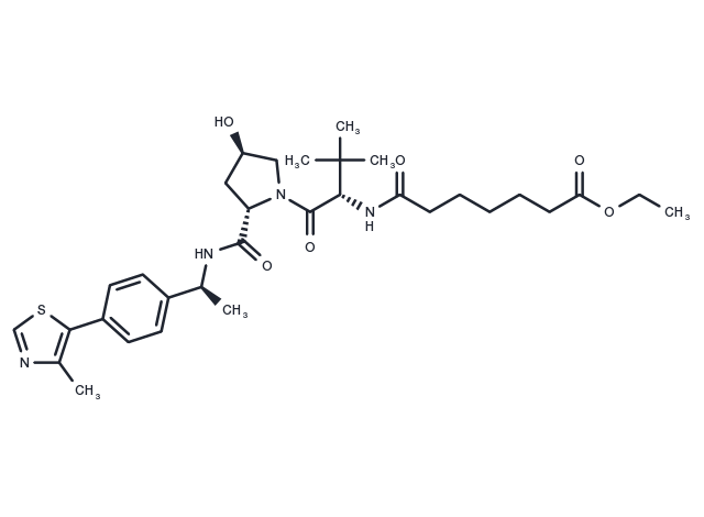 (S,R,S)-AHPC-Me-C7 ester Chemical Structure